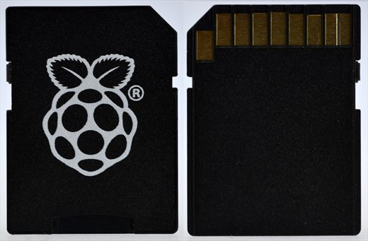 Raspberry microSD-SD adapter