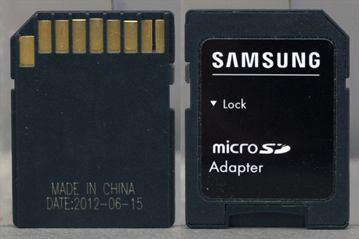 Samsung SD adapter to microSD 2012-06-15