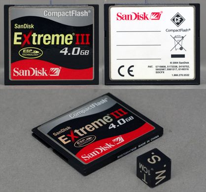 SanDisk Extreme III 4.0Gb CompactFlash