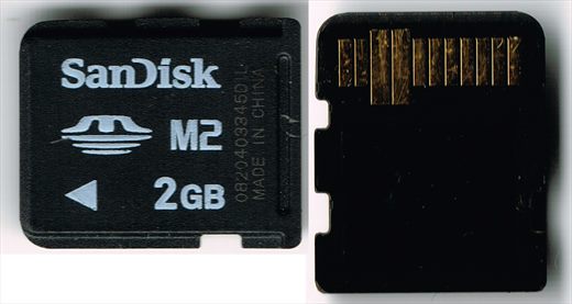 SanDisk 2Gb Memory Stick M2
