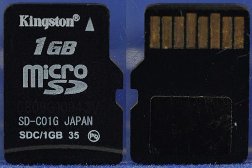 Kingston MicroSD 1GB