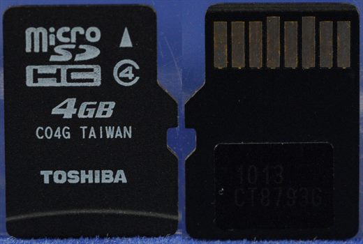 Toshiba MicroSD 4GB