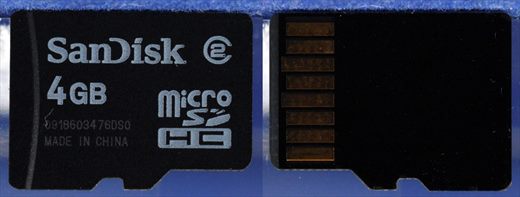 Sandisk microSD HC 4Gb