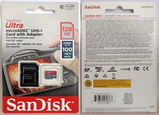 SanDisk Ultra MicroSDXC UHS-I 128Gb