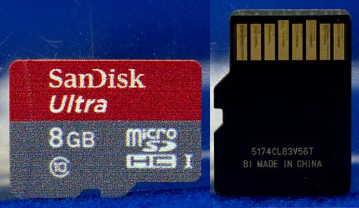Sandisk Ultra 8GB microSD HC I