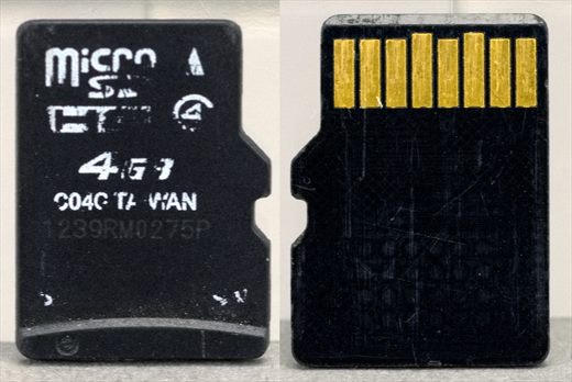 Micro SD HC 4Gb