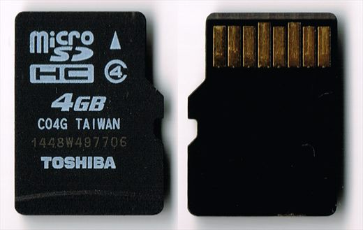 Toshiba MicroSD 4GB