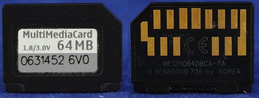 Reduced Size Multi Media Card sem marca 64Mb