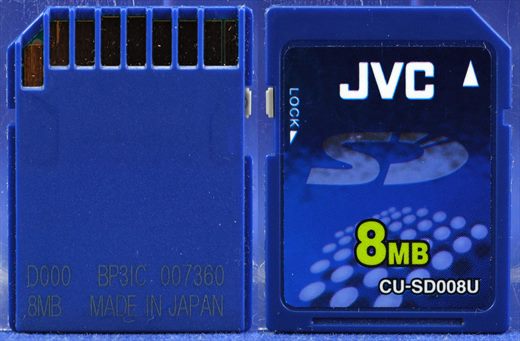 JVC SD 8mb CU-SD008U
