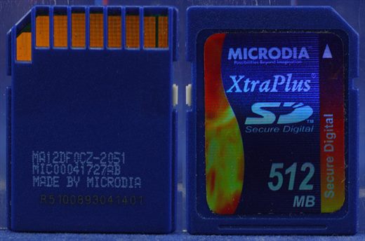 Microdia XtraPlus SD 512mb