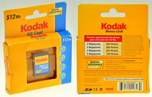 Kodak SD 512Mb