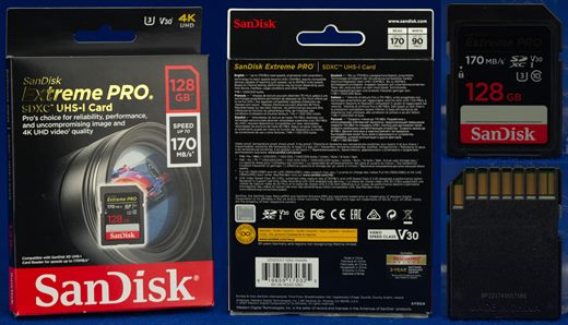 SanDisk Extreme PRO SDXC UHS-I128GB
