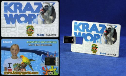 Krazy World USB pen card