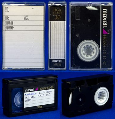 Maxell E30 HGX Gold VHSC PAL SECAM