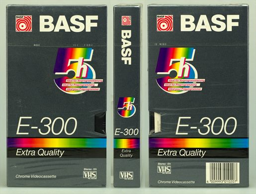 BASF E-300 Extra Quality VHS PAL-SECAM