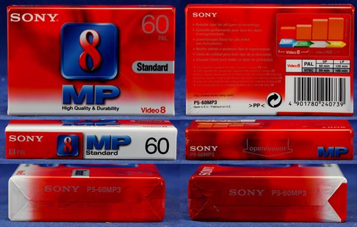 Sony 8 MP Standard 60 PAL P5-60MP3