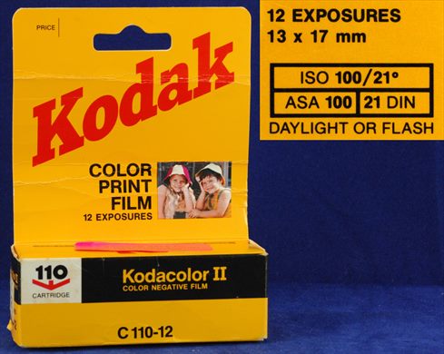 Kodak - 110 - iso100-C41-12exp
