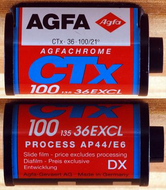 Agfa - 35mm - Agfachrome CTX - iso100-E6-DX-36exp