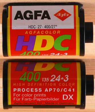 Agfa - 35mm - Agfacolor HDC - iso400-C41-DX-24Plus3exp