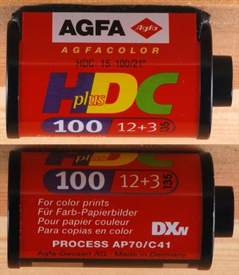 Agfa - 35mm - Agfacolor HDC plus - iso100-C41-DX-12Plus3exp