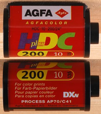 Agfa - 35mm - Agfacolor HDC plus - iso200-C41-DX-10exp