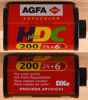Agfa - 35mm - Agfacolor HDC plus - iso200-C41-DX-24Plus6exp