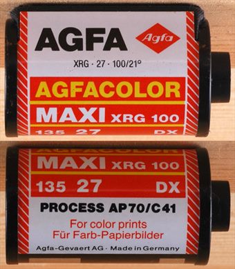 Agfa - 35mm - Agfacolor Maxi XRG - iso100-C41-DX-27exp