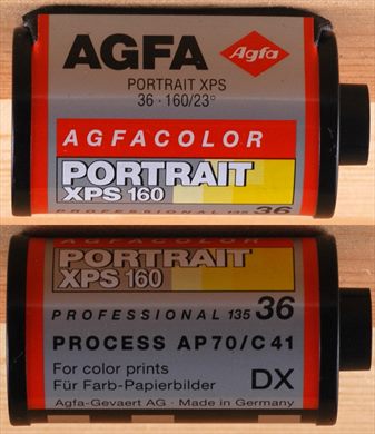 Agfa - 35mm - Agfacolor Portrait XPS - iso160-C41-DX-36