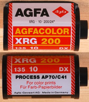 Agfa - 35mm - Agfacolor XRG - iso200-C41-DX-10exp