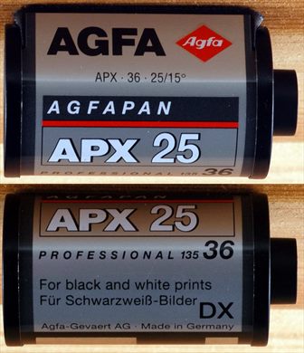 Agfa - 35mm - Agfapan APX - iso25-PB-DX-36exp