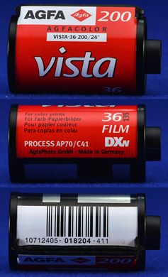 Agfa - 35mm - Vista - iso200-C41-DXN-36exp