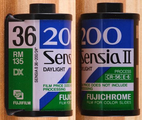 Fuji - 35mm - Fujichrome Sensia II Daylght - iso200-E6-DX-36exp