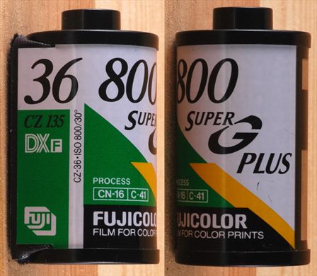 Fuji - 35mm - Super G Plus - iso800-C41-DX-36exp