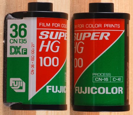 Fuji - 35mm - Super HG - iso100-C41-DX-36exp