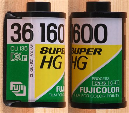 Fuji - 35mm - Super HG - iso1600-C41-DX-36exp