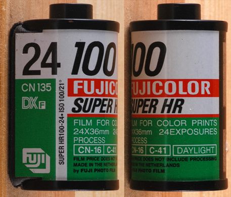 Fuji - 35mm - Super HR - iso100-C41-DX-24exp