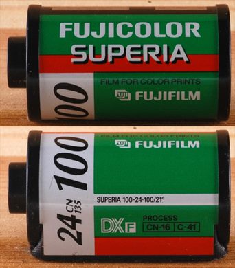 Fuji - 35mm - Superia - iso100-C41-DX-24exp