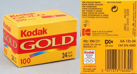 Kodak - 35mm - Gold - iso100-C41-24exp
