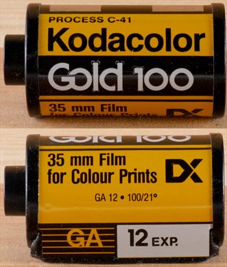 Kodak - 35mm - Gold GA - iso100-C41-DX-12exp