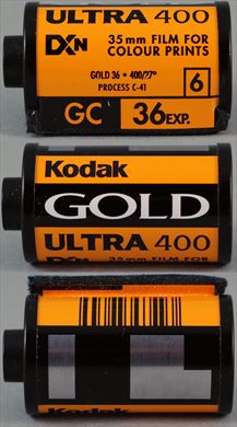 Kodak - 35mm - Gold Ultra GC - iso400-C-41-DX-36exp