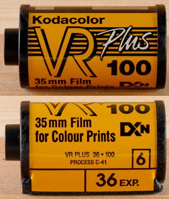 Kodak - 35mm - Kodacolor VR plus 6 - iso100-C41-DX-36exp