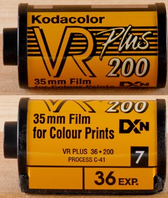 Kodak - 35mm - Kodacolor VR plus 7 - iso200-C41-DX-36exp