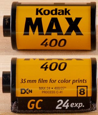 Kodak - 35mm - MAX GC 8 - iso400-C41-DX-24exp
