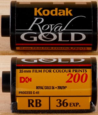 Kodak - 35mm - Royal Gold RB - iso200-C41-DX-36exp
