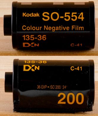 Kodak - 35mm - SO-554 - iso200-C41-DX-36exp