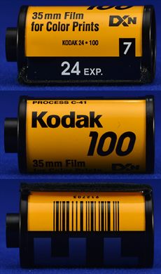 Kodak - 35mm - iso100-C41-DXN-24exp