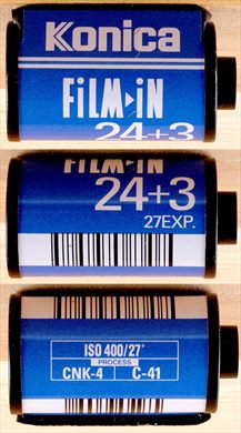 Konica - 35mm - Film-in - iso400-C41-DX-24Plus3exp