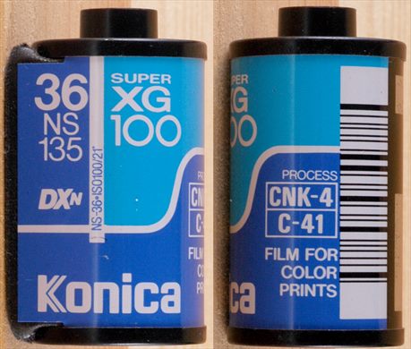 Konica - 35mm - Super XG NS - iso100-C41-DX-36exp