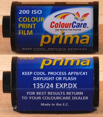Colour Care - 35mm - Prima - iso200-C41-DX-24exp