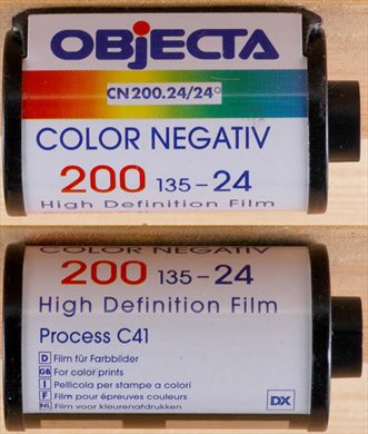 Objecta - 35mm - High Definition Flim - iso200-C41-DX-24exp